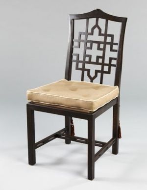 chinoiserie furniture - Dinning Chair  Upholstered Furniture.jpg